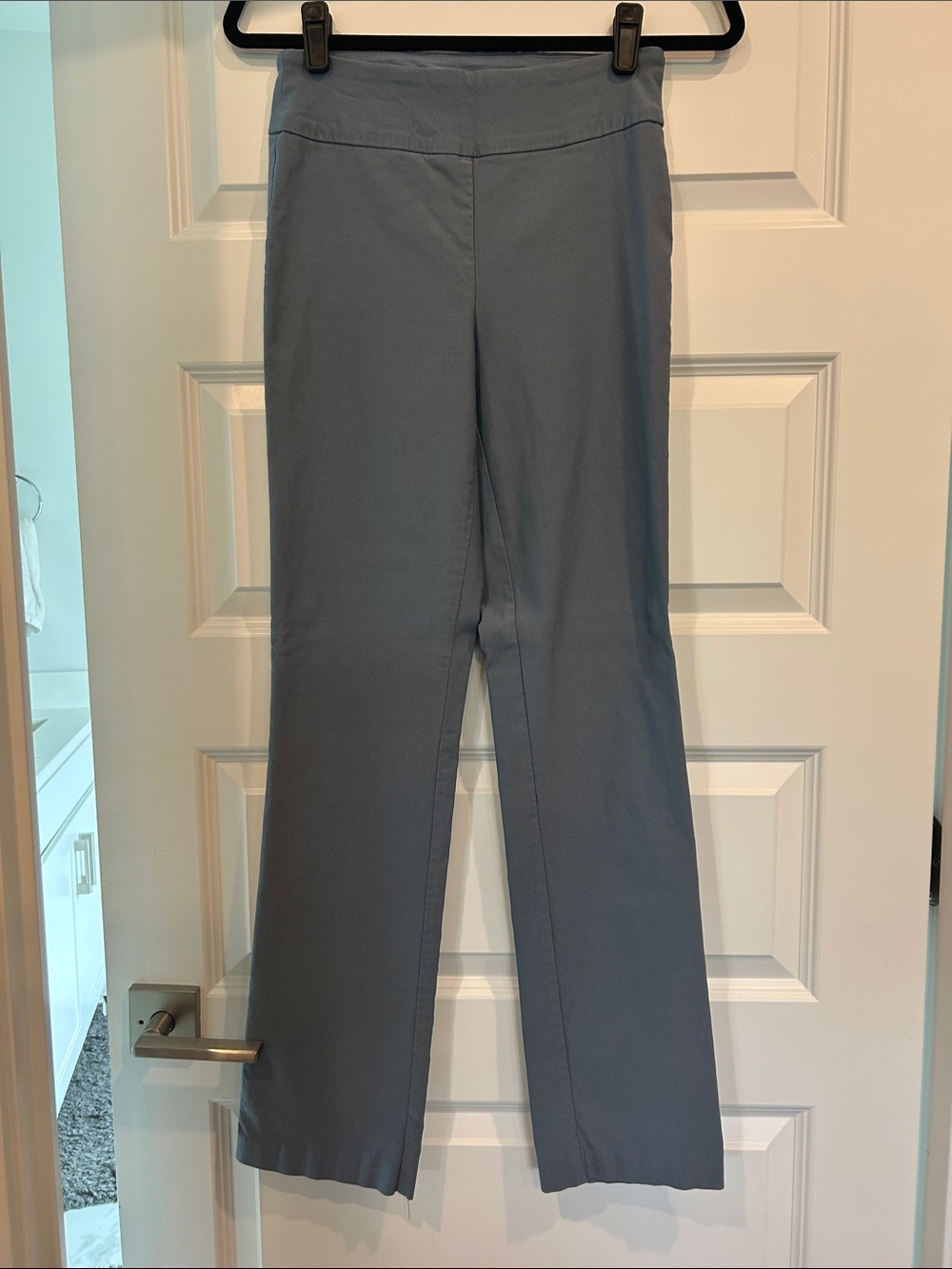 Tribal Slate Blue Boot-Cut Pants